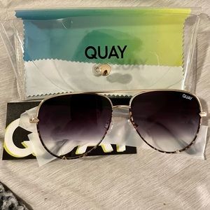 Quay High Key Mini Two Tone Sunglasses